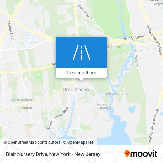 Blair Nursery Drive map