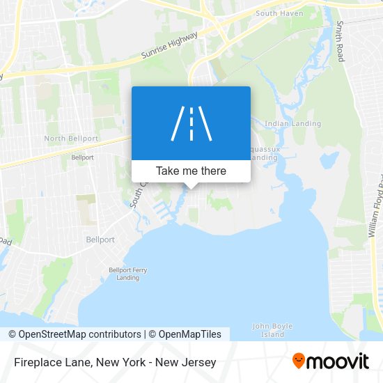 Mapa de Fireplace Lane