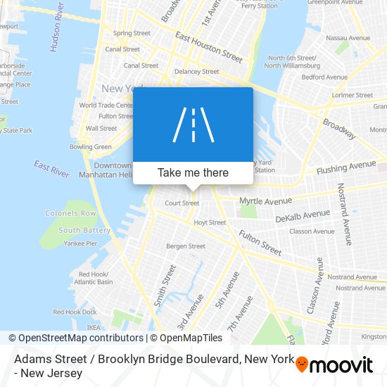 Adams Street / Brooklyn Bridge Boulevard map