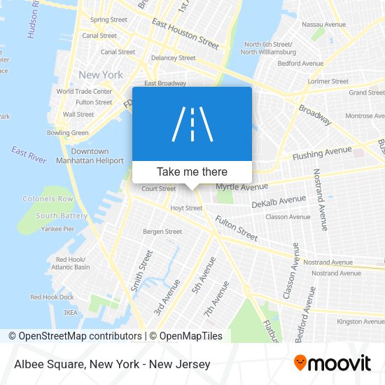 Mapa de Albee Square