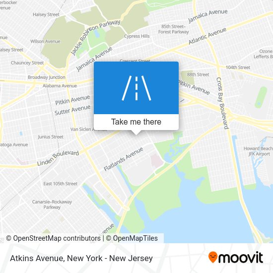 Mapa de Atkins Avenue