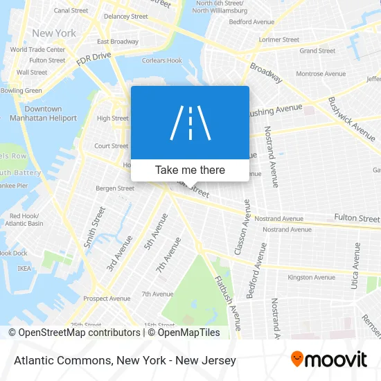 Atlantic Commons map