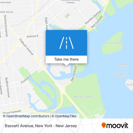 Bassett Avenue map