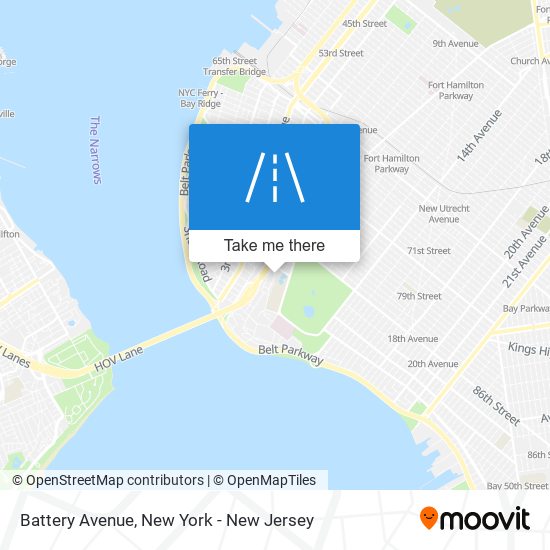 Mapa de Battery Avenue