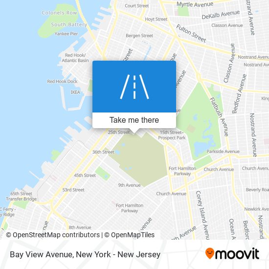 Mapa de Bay View Avenue