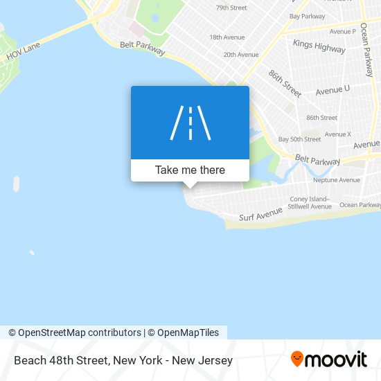 Mapa de Beach 48th Street