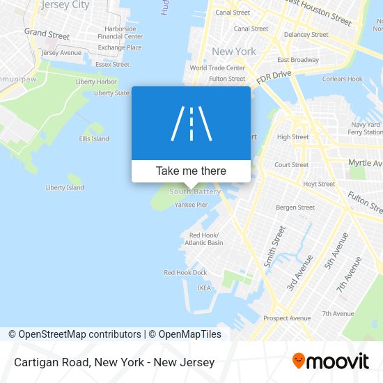 Mapa de Cartigan Road
