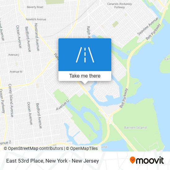 Mapa de East 53rd Place