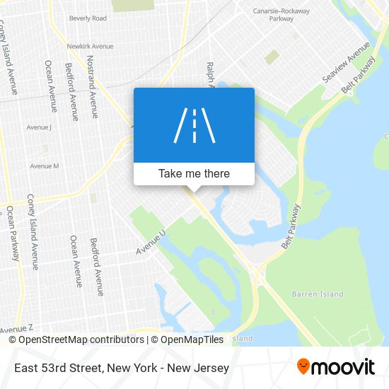 Mapa de East 53rd Street