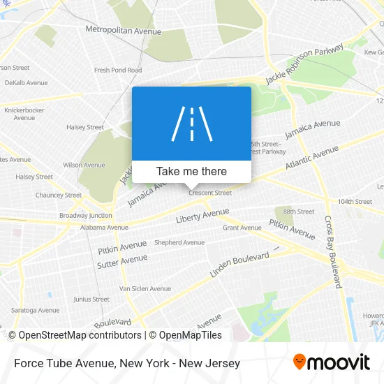 Force Tube Avenue map