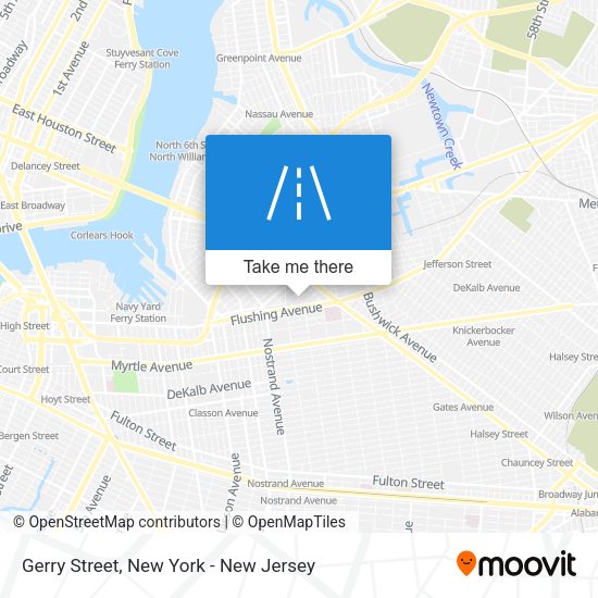 Mapa de Gerry Street