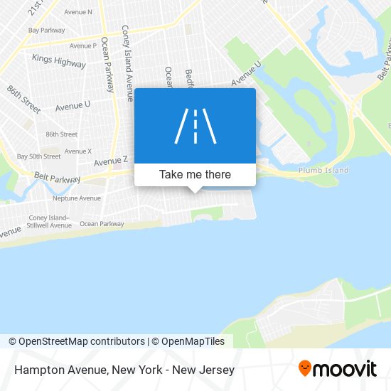 Mapa de Hampton Avenue