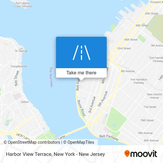 Harbor View Terrace map