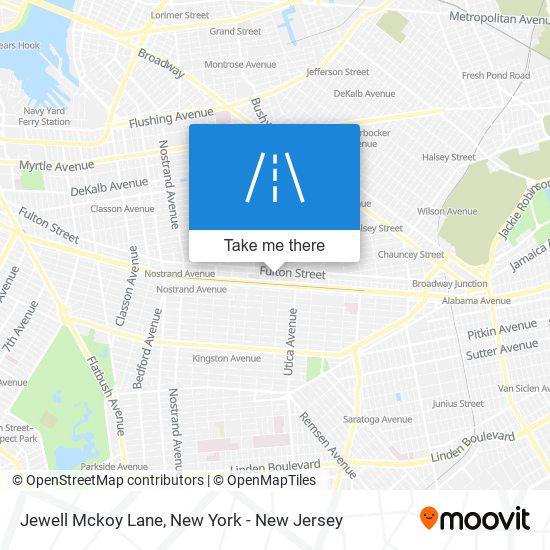 Jewell Mckoy Lane map