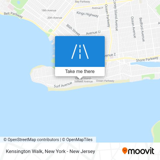 Mapa de Kensington Walk