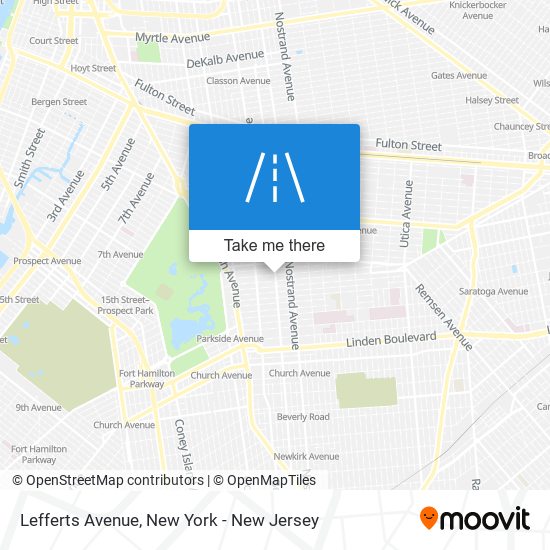 Lefferts Avenue map