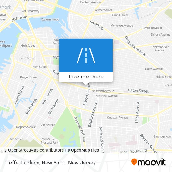 Mapa de Lefferts Place