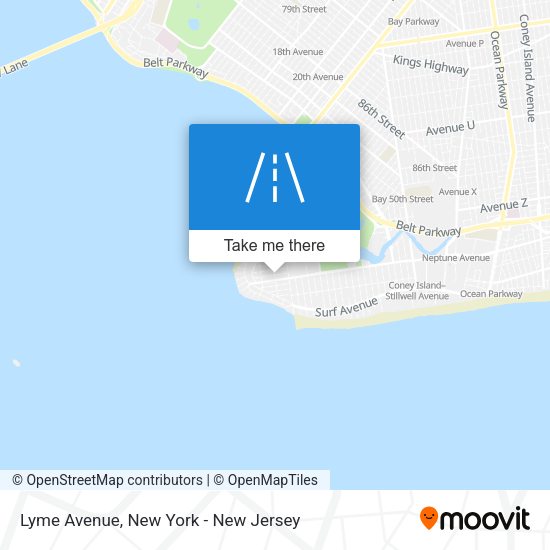 Mapa de Lyme Avenue