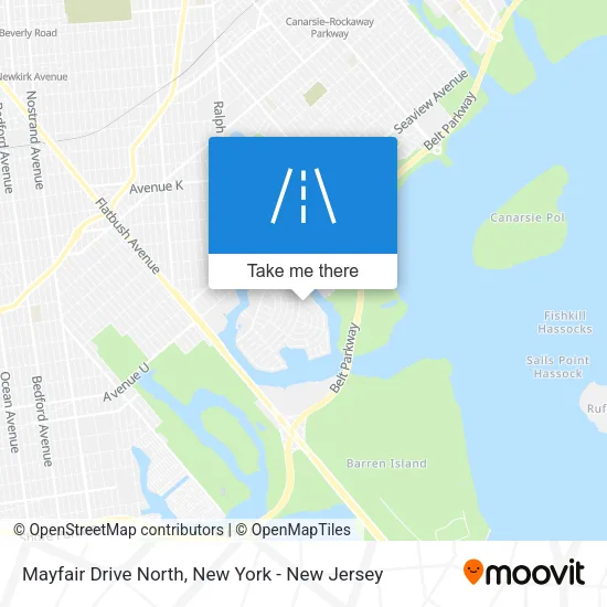 Mapa de Mayfair Drive North