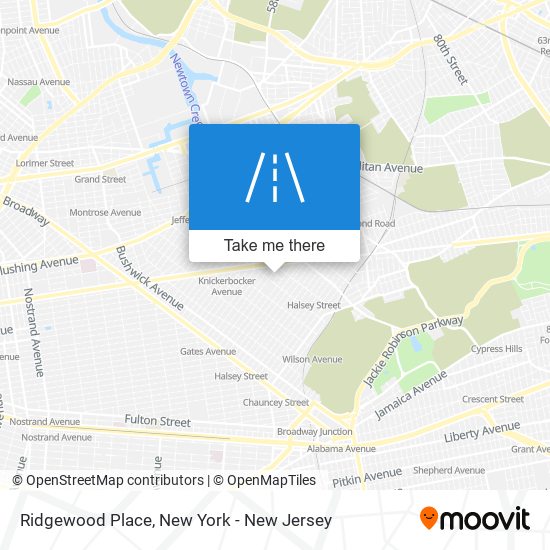 Ridgewood Place map