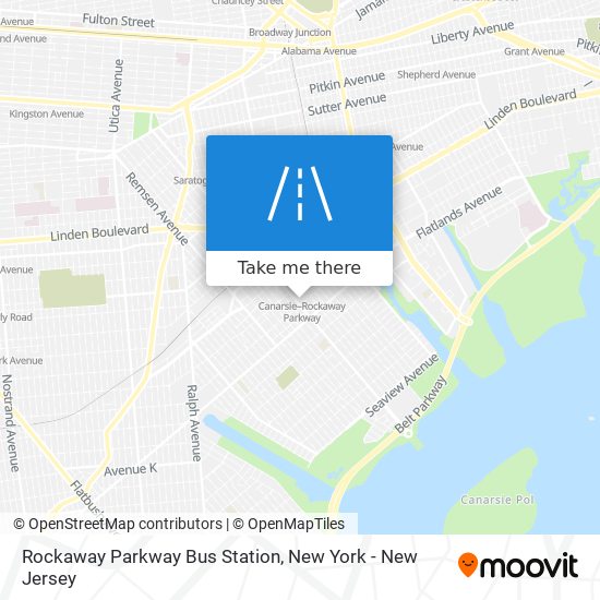 Rockaway Parkway Bus Station map