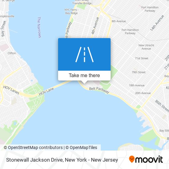 Stonewall Jackson Drive map