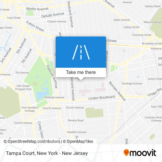 Tampa Court map