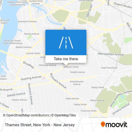 Thames Street map