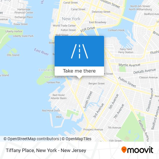 Tiffany Place map
