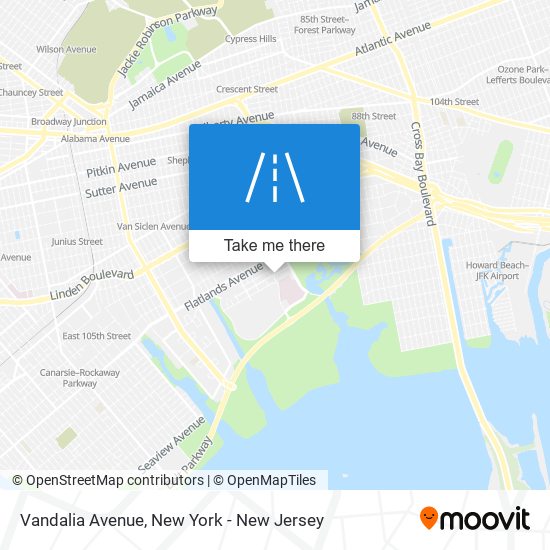 Vandalia Avenue map