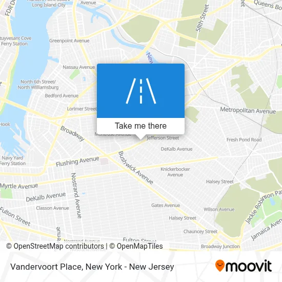 Vandervoort Place map