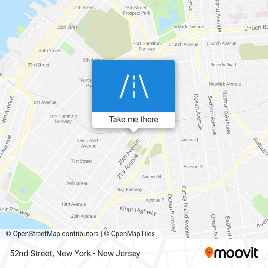 Mapa de 52nd Street