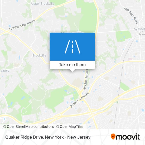 Mapa de Quaker Ridge Drive