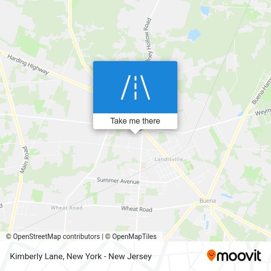 Mapa de Kimberly Lane