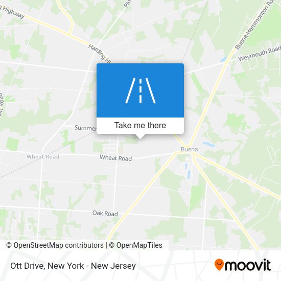 Ott Drive map