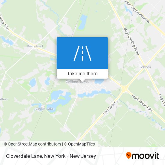 Cloverdale Lane map