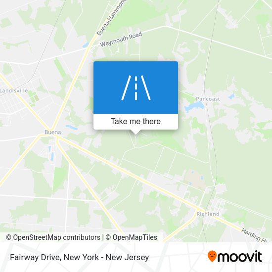 Mapa de Fairway Drive