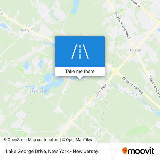 Mapa de Lake George Drive