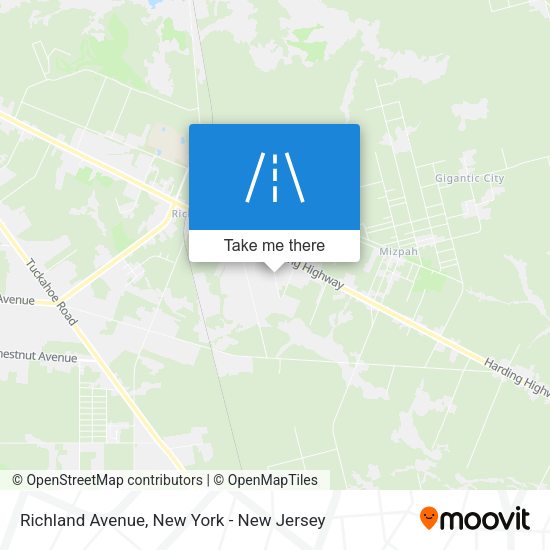 Mapa de Richland Avenue