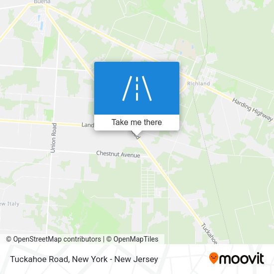 Tuckahoe Road map