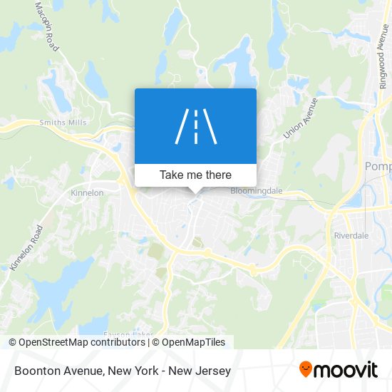 Boonton Avenue map