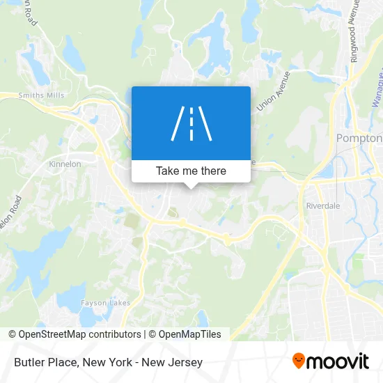 Butler Place map