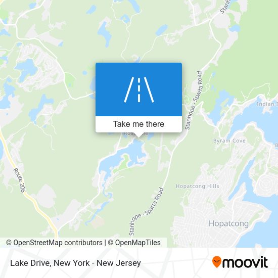 Lake Drive map