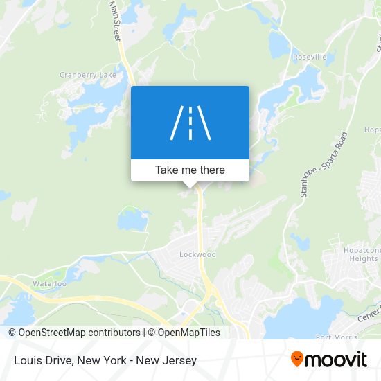 Louis Drive map