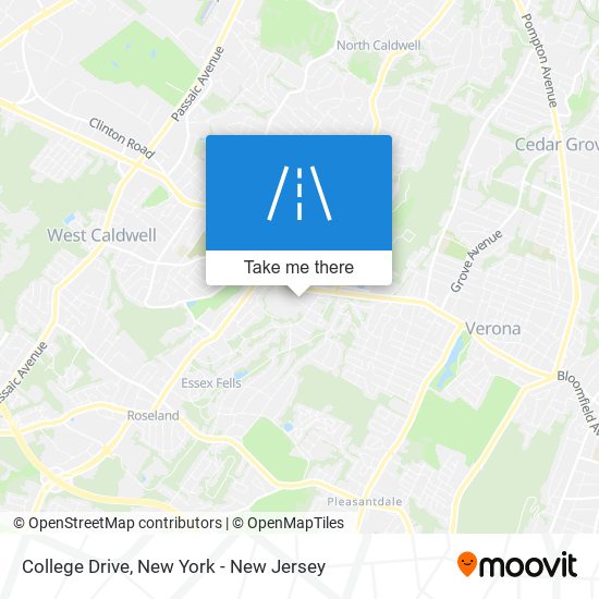 College Drive map