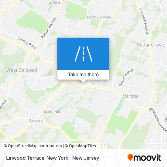 Linwood Terrace map