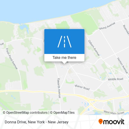 Donna Drive map