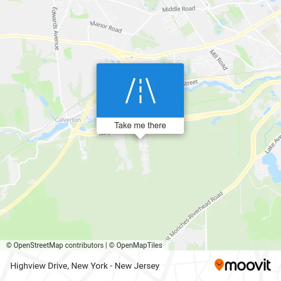 Highview Drive map