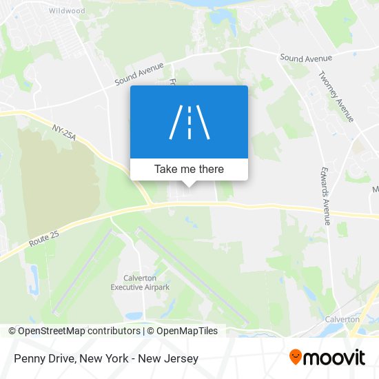 Penny Drive map