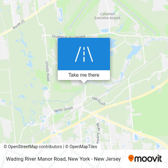 Mapa de Wading River Manor Road